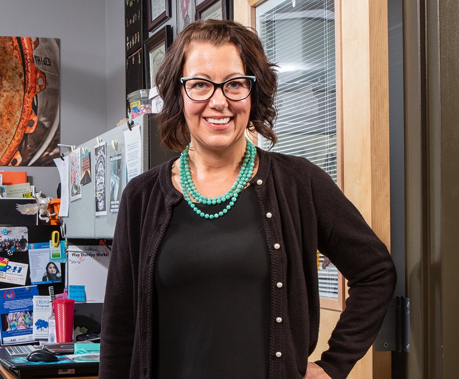 School counselor Carrie Maki