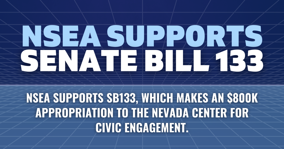 Memo Nsea Supports Senate Bill 133 Nevada State Education Association