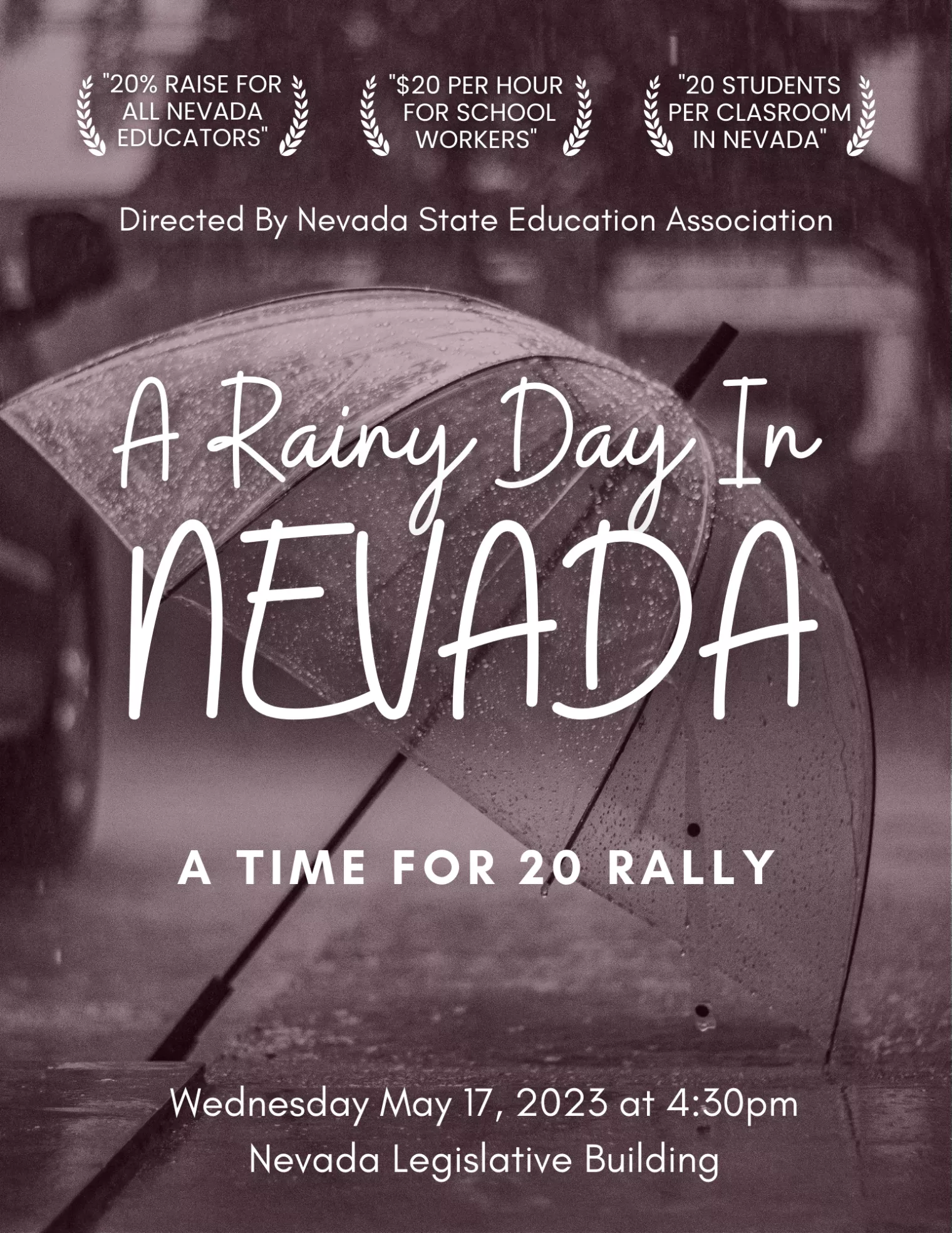 NSEA Rally Poster 4