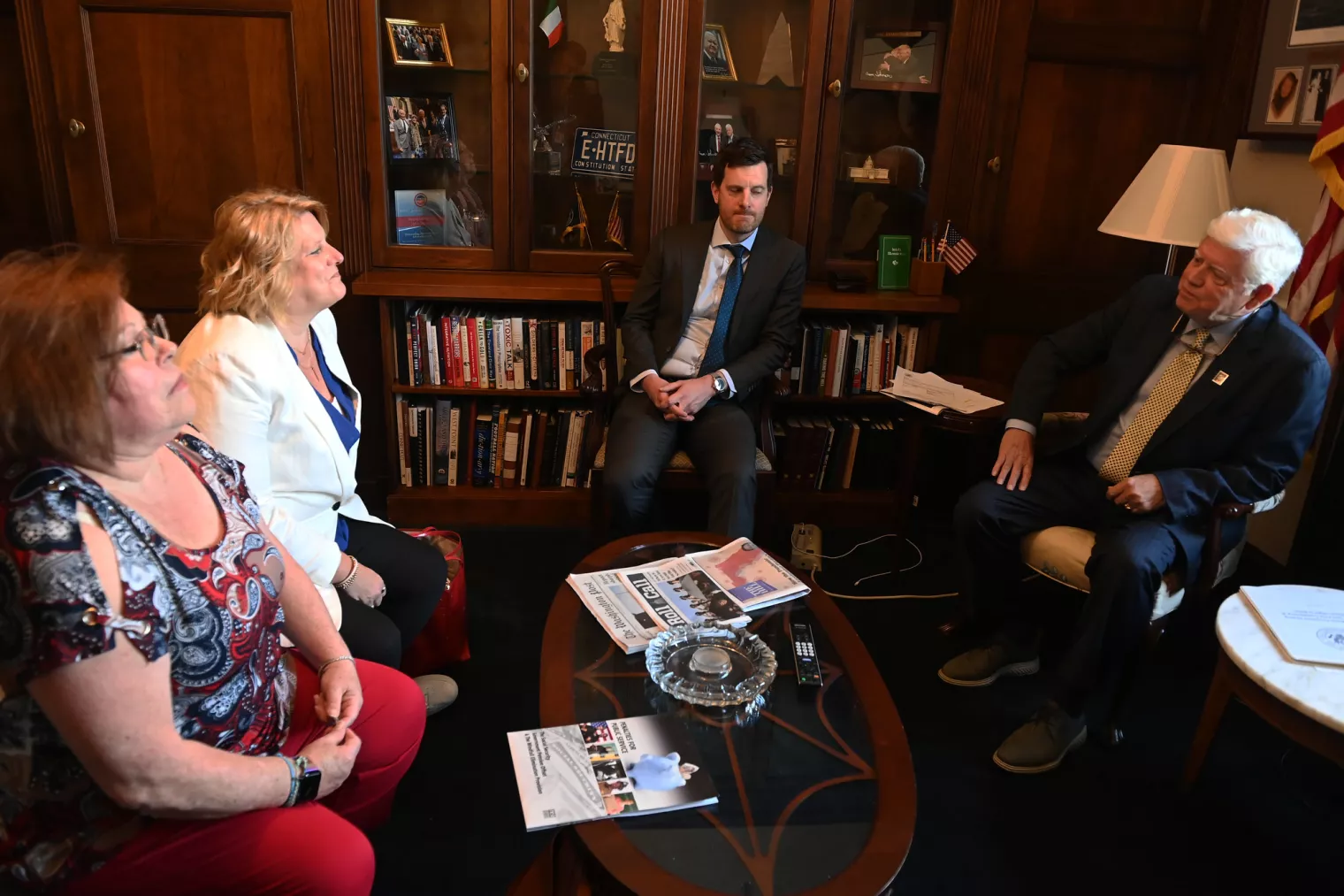 NEA State Leaders with Rep. John Larson