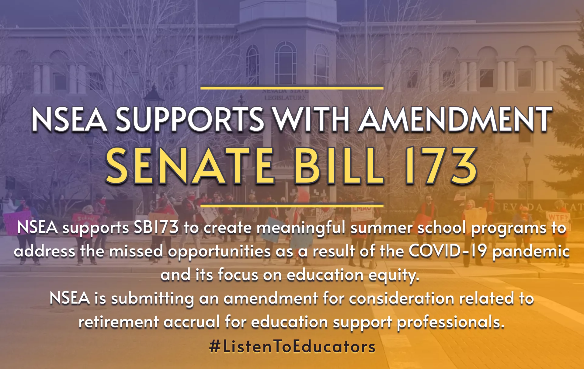 Support Senate Bill 173